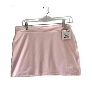 Puma Girls Solid Knit Skirt Parfait Pink XL NWT